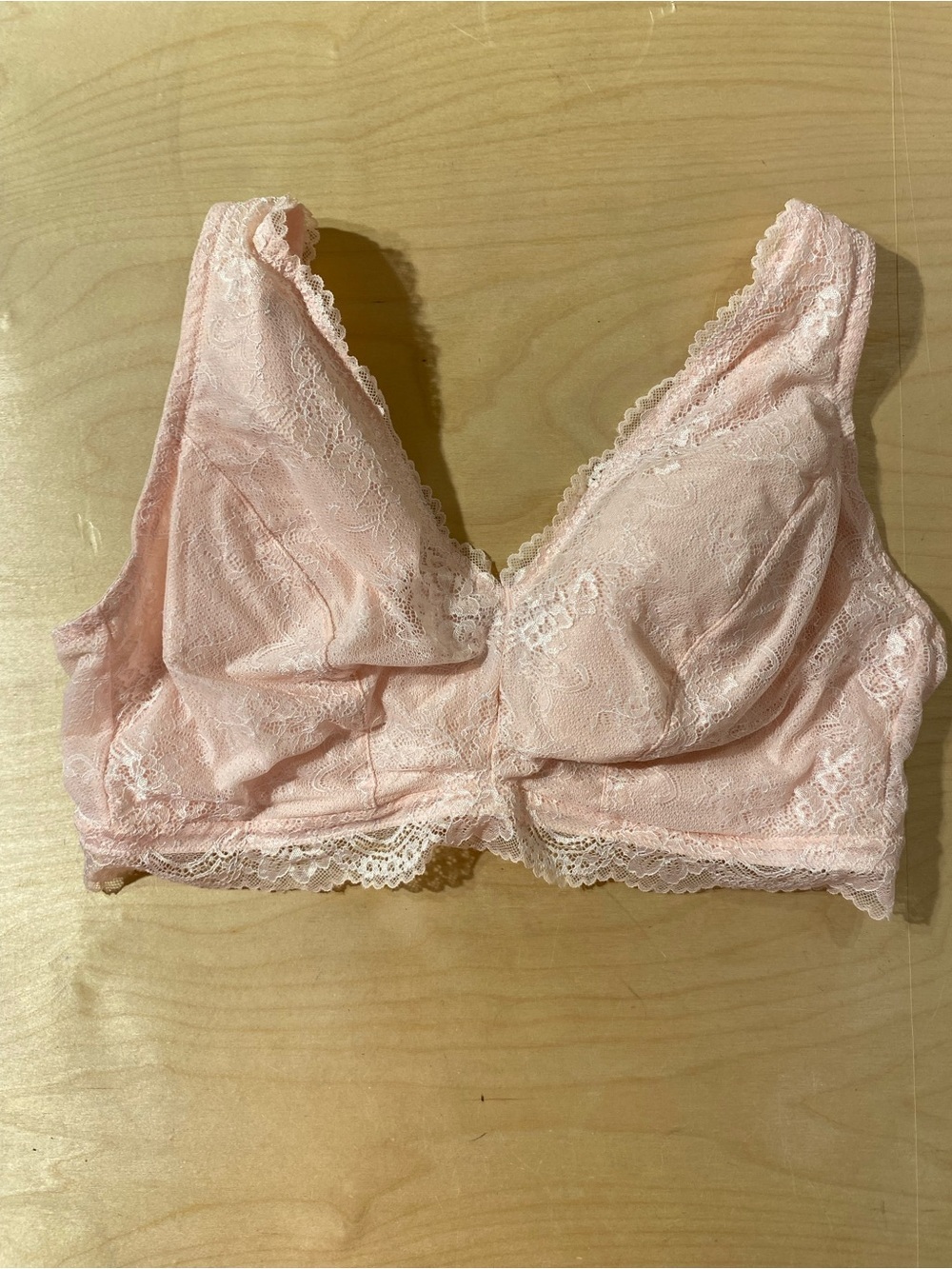 Secret Treasures Lace Bralette in Light Pink 4X (SC) No Wire